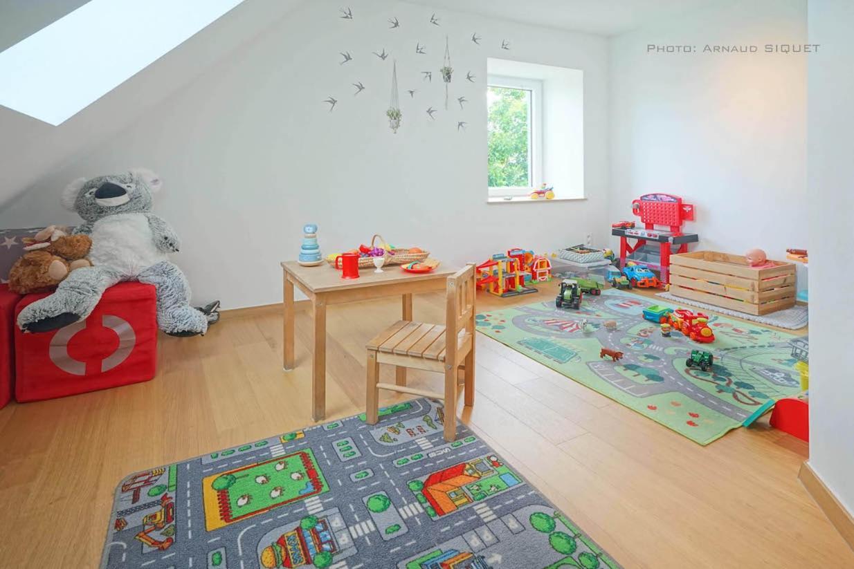 Gite Familial Ferme Des Aujes Falaen Onhaye Dış mekan fotoğraf